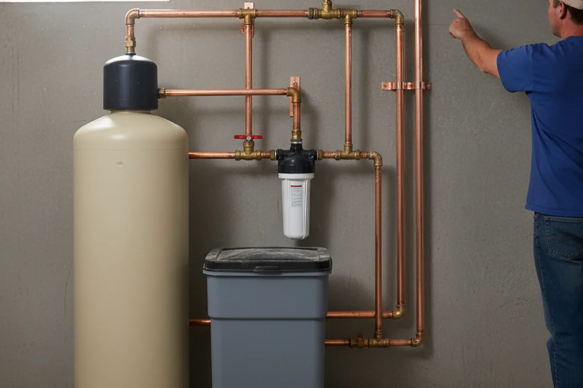 Whole-house water treatment system installed in Falls Of Rough